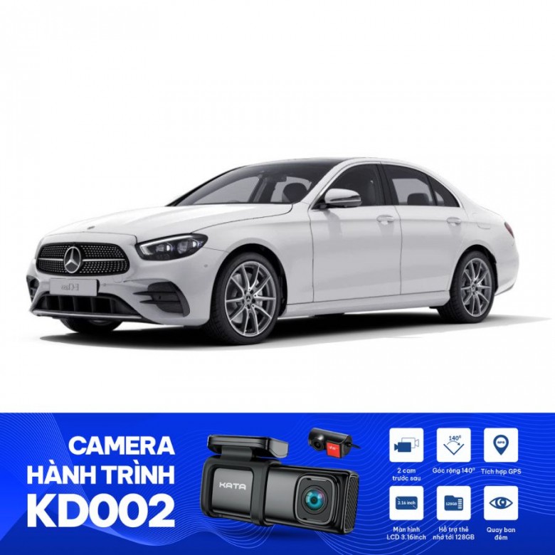 Cam hành trình VAVA Dual 2K cho Mercedes E300 AMG